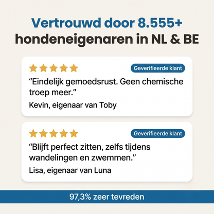 Morbix™ - 12 maanden volledig natuurlijke vlooien- en tekentags voor honden