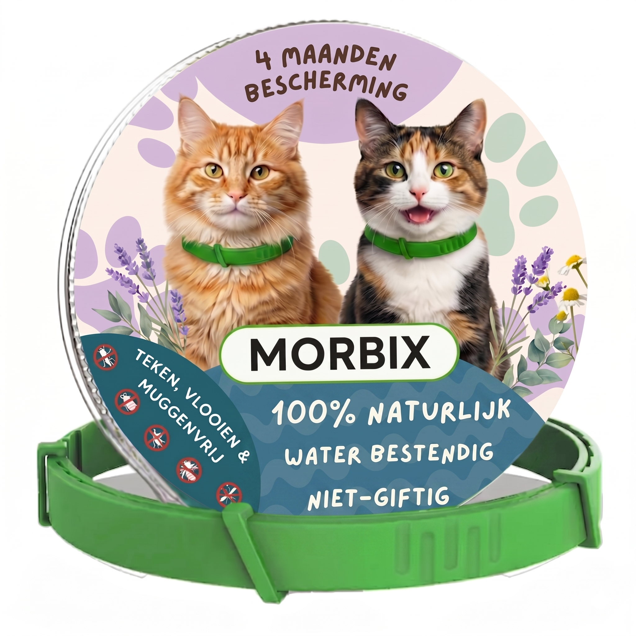 Morbix™ - 4 maanden vlooien- en tekenbescherming voor katten