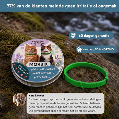 Morbix™ - 4 maanden vlooien- en tekenbescherming voor katten