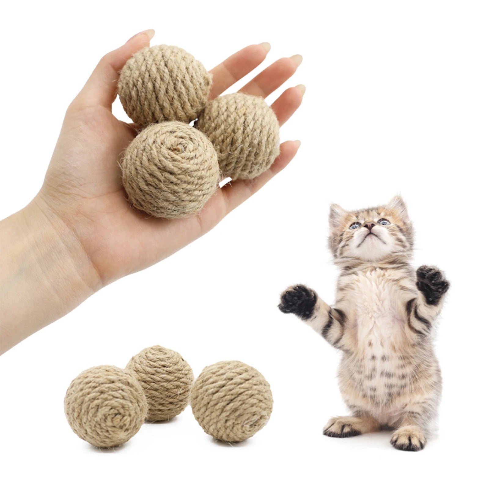 Natuurlijke Speelbal voor Katten