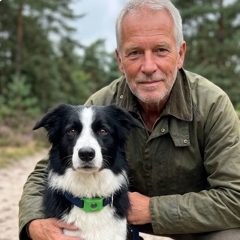 Willem met zijn border collie