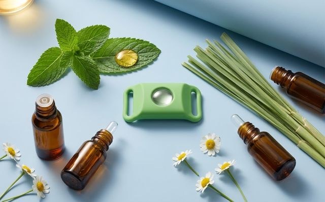 Morbix Tag met etherische oliën, pepermunt, kamille en citronella
